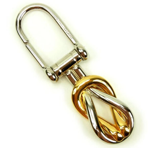 Authentic Gucci key ring Key holder Gold Silver Woman unisex - Picture 2 of 5